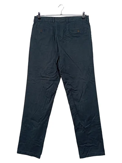 EDUARD DRESSLER Herren Stoffhose Blau Gr. 48 W32 M Baumwolle Klassisch