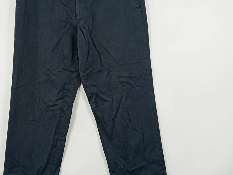 EDUARD DRESSLER Herren Stoffhose Blau Gr. 48 W32 M Baumwolle Klassisch 3