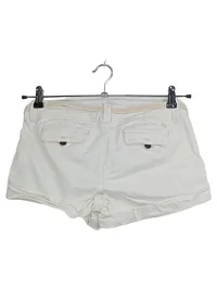 Abercrombie & Fitch Damen Shorts Weiß Gr. 38 W29 Casual Baumwolle 2