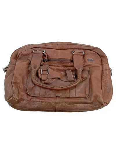 Spikes & Sparrow Leder Aktentasche Braun Vintage Business Tasche 37x27cm