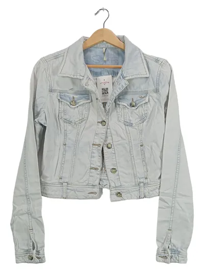 LTB Jeansjacke Damen Blau Gr. 36 S Casual Denim Jacke