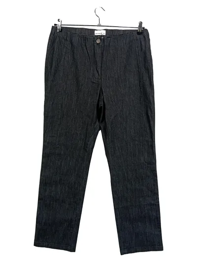 Helena Vera Jeans Straight Leg Moni Schwarz Damen Gr. 44 Casual