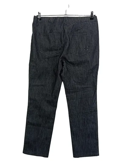 Helena Vera Jeans Straight Leg Moni Schwarz Damen Gr. 44 Casual