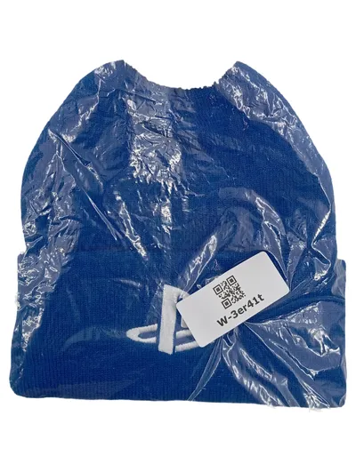 PlayStation Mütze mit Bommel Beanie Blau Logo Wintermütze Herren