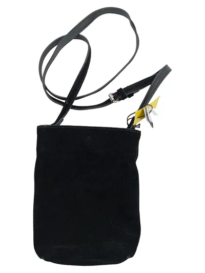 Parfois Damen Umhängetasche Leder Schwarz Pailletten Modisch