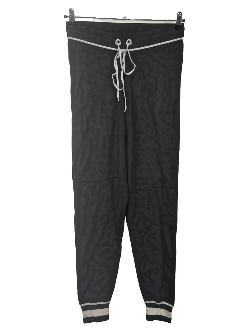 Michael Kors Damen Jogginghose Schwarz Gr. 36 S mit Streifen am Bund 1