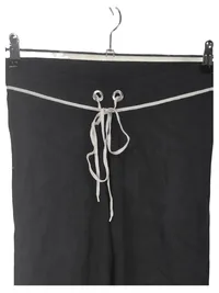 Michael Kors Damen Jogginghose Schwarz Gr. 36 S mit Streifen am Bund 2