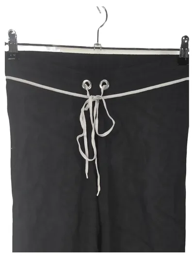 Michael Kors Damen Jogginghose Schwarz Gr. 36 S mit Streifen am Bund