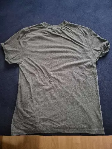 ASOS Herren T-Shirt Basic Grau Meliert Rundhals Gr. S