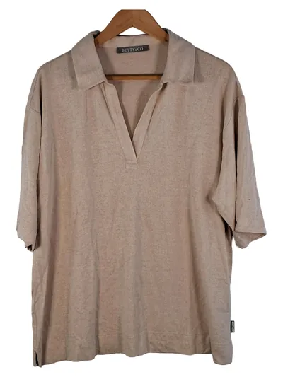 Betty & Co Damen Pullover Pullunder Beige Gr. 42 XL Viskose Casual