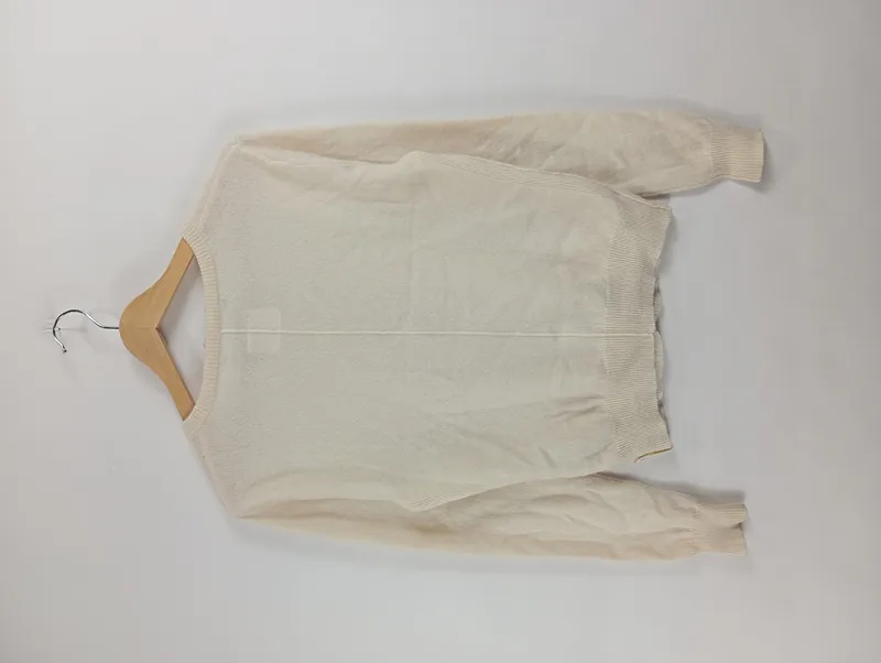81hours Strickjacke Damen Beige Gr. 36 S Kaschmir Rundhals Knopfleiste 5