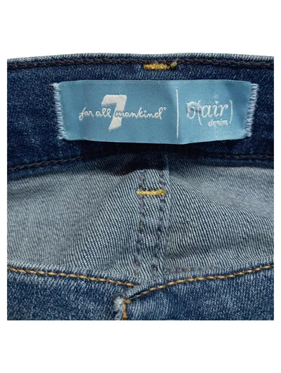 7 For All Mankind Damen Jeans Slim Fit b(air) Denim Blau W29 Gr. 38 M