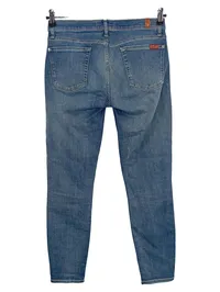 7 For All Mankind Damen Jeans Slim Fit b(air) Denim Blau W29 Gr. 38 M 3