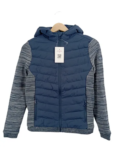 Engelbert Strauss Kinder Steppjacke Strickjacke Blau Gr. 146