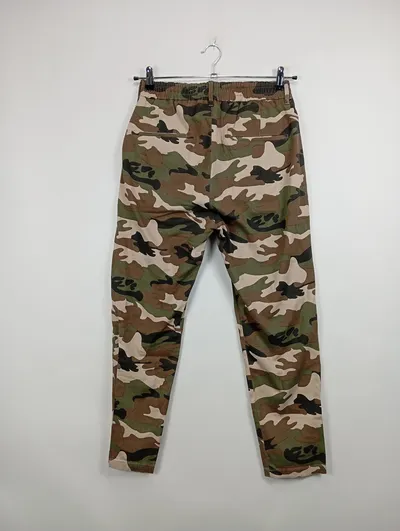 DRYKORN Cargohose Damen Gr. 40 W31 Camouflage Mehrfarbig Tarnmuster Hose