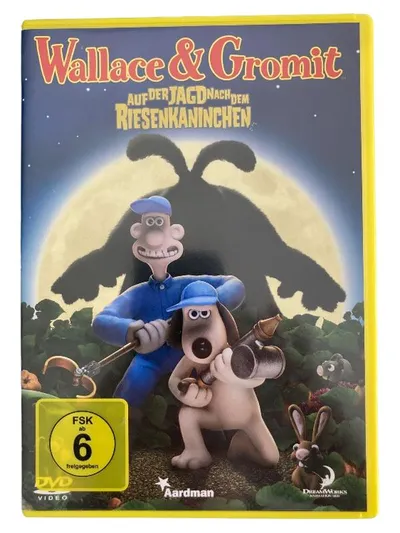 Wallace & Gromit Auf der Jagd nach dem Riesenkaninchen DVD Familienfilm FSK 6