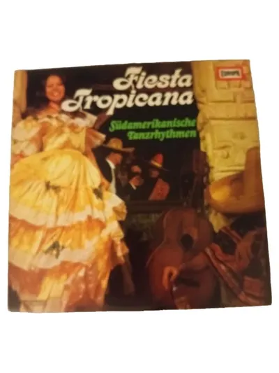 Fiesta Tropicana Südamerikanische Tanzrhythmen Orchester Paco Gomez EUROPA Vinyl