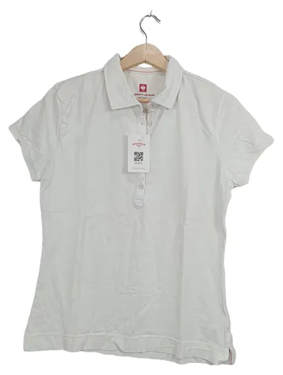 Engelbert Strauss Damen Poloshirt Weiß Gr. 40 L Kurzarm Basic