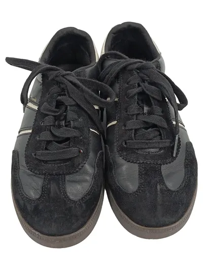 Tamaris Damen Sneaker Low Leder Schwarz Gr. 37 Freizeit Schuhe
