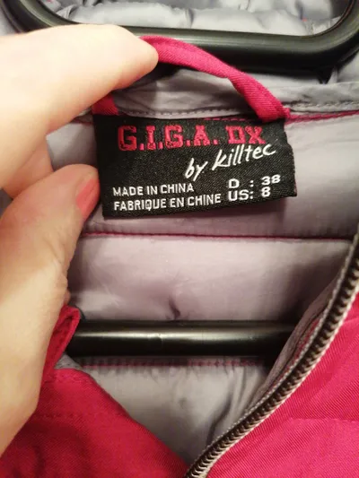Killtec G.I.G.A. DX Steppjacke Damen Gr. 38 M Pink Sportlich Kapuze
