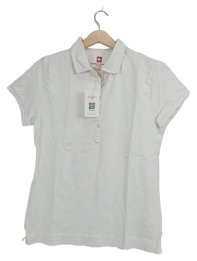Engelbert Strauss Damen Poloshirt Weiß Gr. 40 L Kurzarm