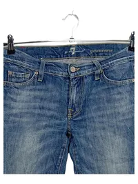 7 For All Mankind Gwenevere Damen Jeans Slim Fit Blau Gr. 40 W31 L31 2