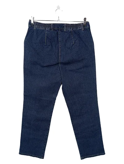 Ulla Popken Damen Jeans Regular Fit Blau Gr. 42 W33 XL