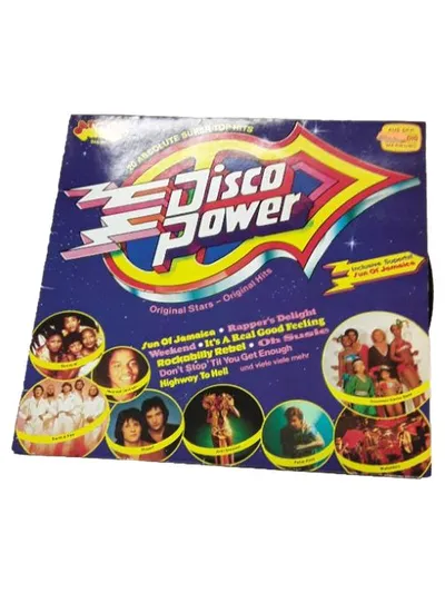 Disco Power Vinyl LP Album Various Artists 20 Super Top Hits Compilation