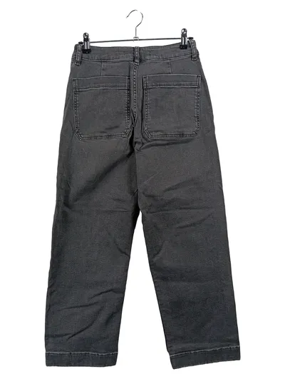 someday Damen Jeans Wide Fit Grau Gr. 36 W28 S Baumwolle Casual