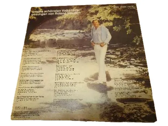 Roland Neudert Unsere schönsten Volkslieder Vinyl LP Amiga Schlager 2