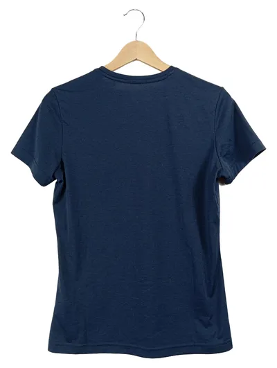 Jack Wolfskin Damen T-Shirt Gr. 36 S Blau Kurzarm Outdoor