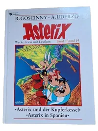 Asterix Werkedition Band 13 & 14 Kupferkessel Spanien Comic Lexikon Goscinny 1