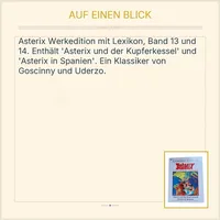 Asterix Werkedition Band 13 & 14 Kupferkessel Spanien Comic Lexikon Goscinny 2