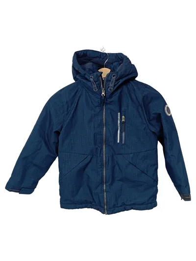 Yigga Outdoorjacke Offtrack Blau Gr. 134 Kapuze Reißverschluss