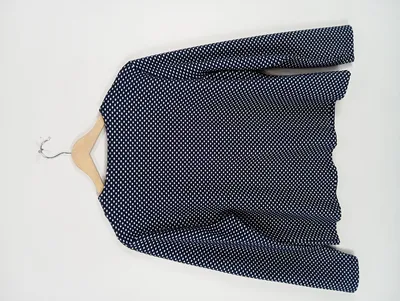 Via Cortesa Damen Leichte Jacke Blau Gepunktet Gr. 46 Casual