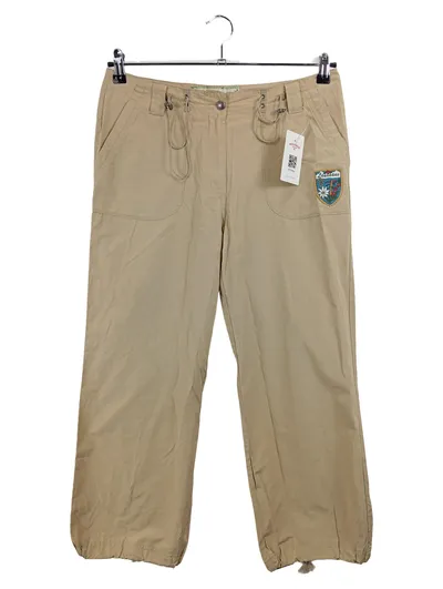 Landhaus Damen Stoffhose Beige Gr. 40 W31 L25 Traditionell Freizeit