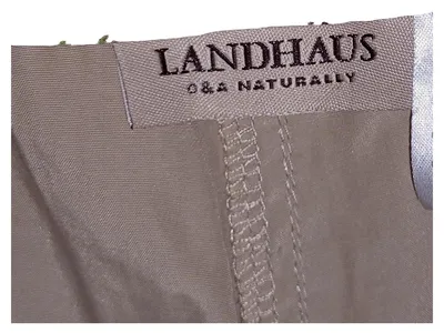 Landhaus Damen Stoffhose Beige Gr. 40 W31 L25 Traditionell Freizeit