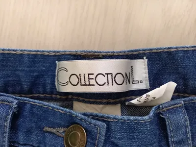 Collection L Damen Jeans Regular Fit Gr. 19, 38 W29 Blau