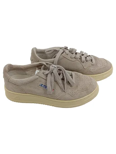 Autry Sneaker low Medalist Damen Beige Leder Gr. 38