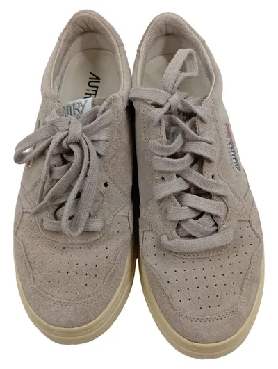 Autry Sneaker low Medalist Damen Beige Leder Gr. 38
