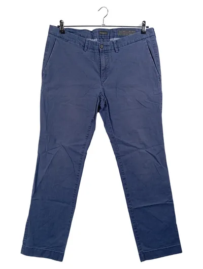 Baldessarini Herren Chino Stoffhose Blau Gr. W38, 54 Baumwolle
