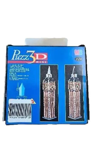 Jänig GmbH Puzz3D Mini Big Ben 3D Puzzle MB 52 Teile London