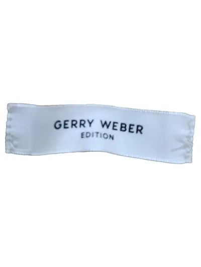 Gerry Weber Damen Stoffhose 3, 4 Hose Leinen Beige Gr. 46