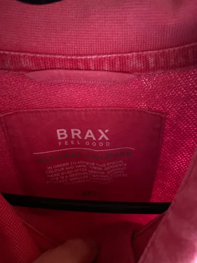 BRAX Herren Pullover Half-Zip Rot Gr. 4XL Casual Baumwolle