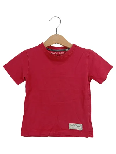 Band of Rascals T-Shirt Rot Gr. 92 Basic Kurzarm Baumwolle