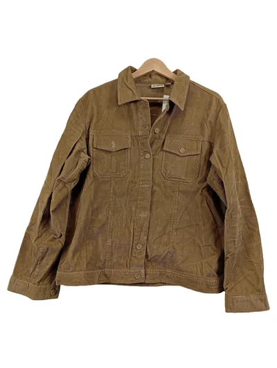 Avitano Damen Cordjacke Braun Gr. 42 XL Baumwolle Casual
