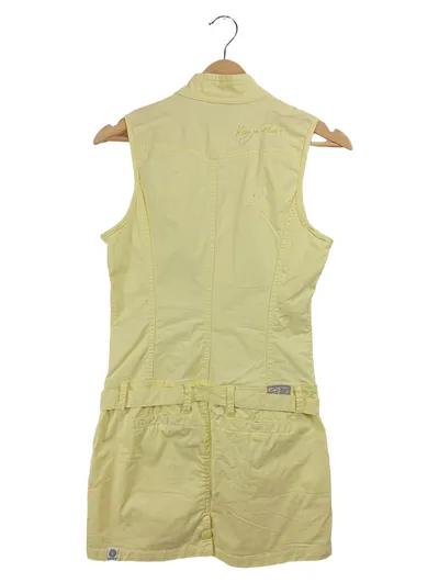 KangaROOS Sommerkleid Damen Gelb Gr. 34 XS Casual Baumwolle