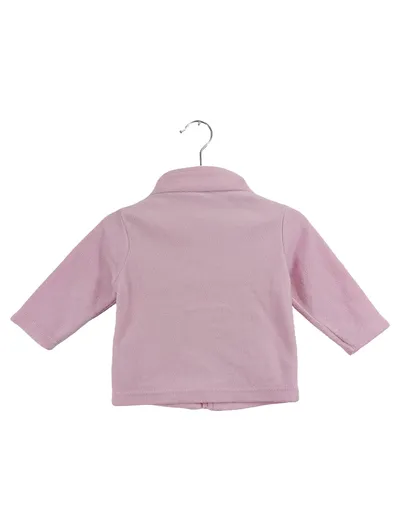 Smily Fleecejacke Kinder Gr. 74 Rosa Casual Stickerei