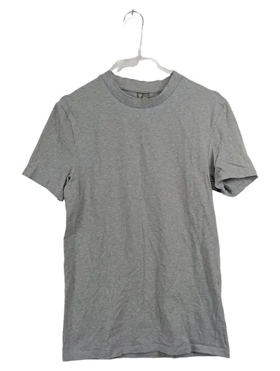 ASOS Herren T-Shirt Basic Rundhals Grau Meliert Gr. M