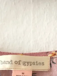 Band of Gypsies Blusenkleid Rosa Blumenmuster Gr. 38 M Romantisch 6